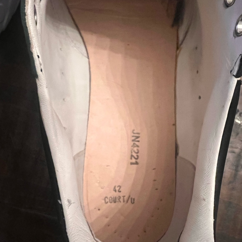 Alexander McQueen Court Sneaker Green White Men’s EU 42 authentic - Picture 13 of 17
